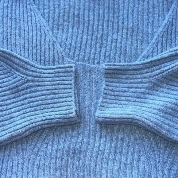 Bardot Wynter Knit Dress In Bijou Blue Size Large - Picture 6 of 13